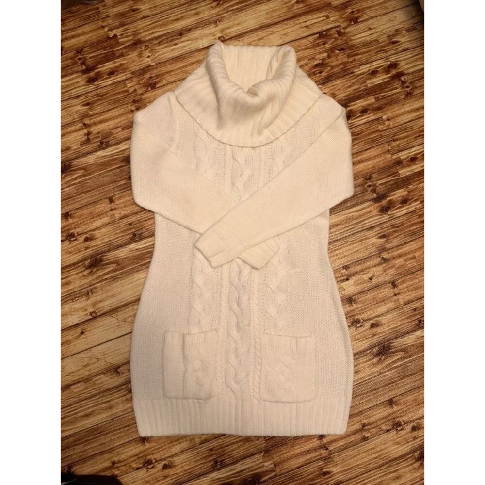Cream Sweater Dress